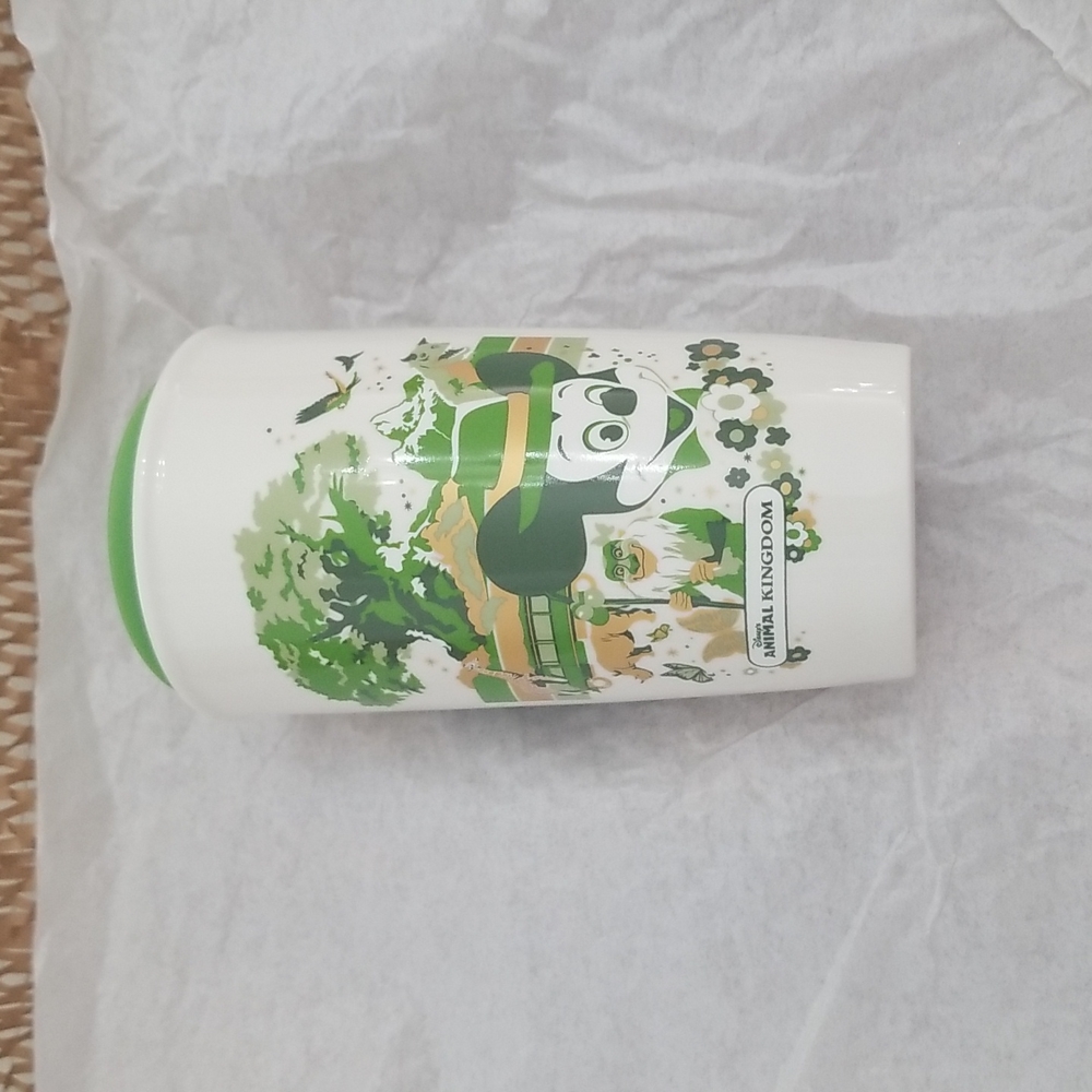 Disney’s Animal Kingdom Starbucks Ceramic Tumbler Walt Disney World 50th NEW